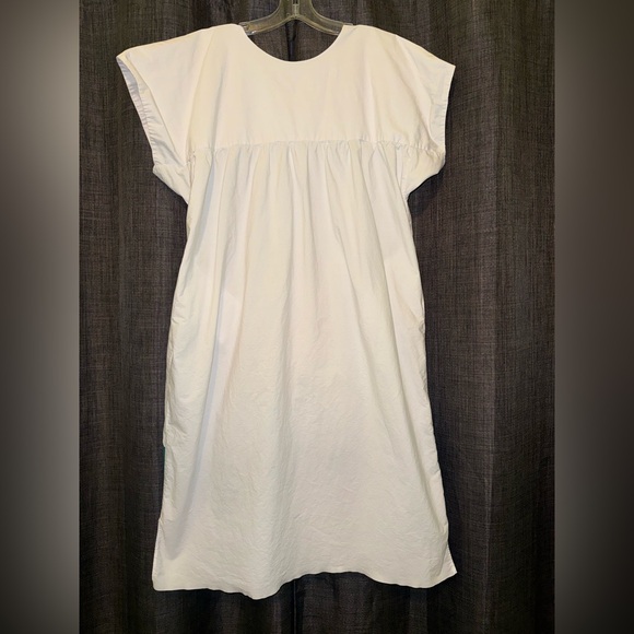 Vintage 80's Mexican Dress LG Parrot Embroidered Muumuu Mrs Roper Vacation - Picture 2 of 7